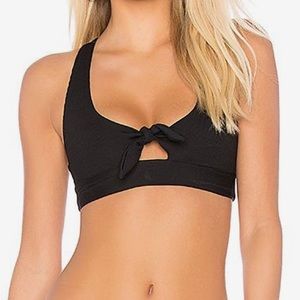 L*space ribbed Tara bikini top NEW